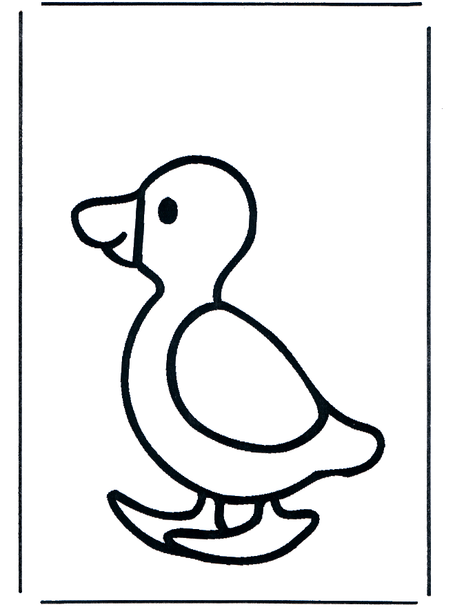 baby duck coloring pages - photo #22