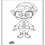 Christmas coloring pages - Christmas fairy
