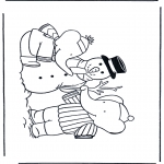 Winter coloring pages - Coloring pages Snowman