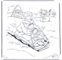 Dad on sledge