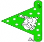Decorationflag X-mas 8