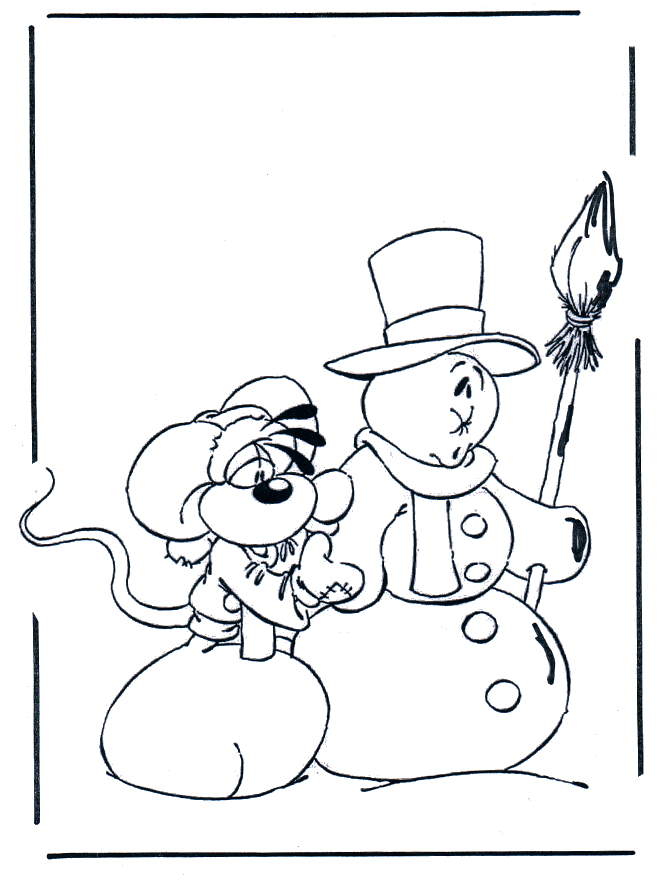 Winter Coloring Pages