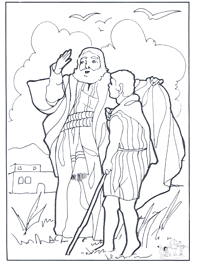 printable elisha coloring pages - photo #24