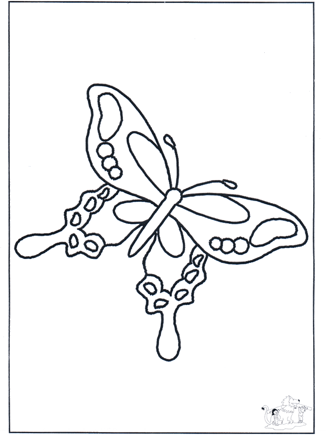 b for butterfly coloring pages - photo #43