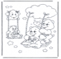 Free coloring pages The Care Bears
