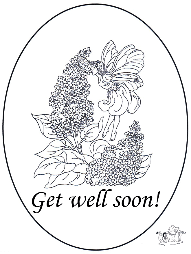 hallmark coloring pages get well - photo #39
