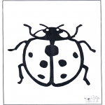 animals coloring pages - Lady-bird 1