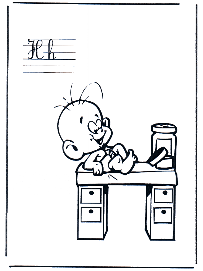 h coloring pages - photo #41