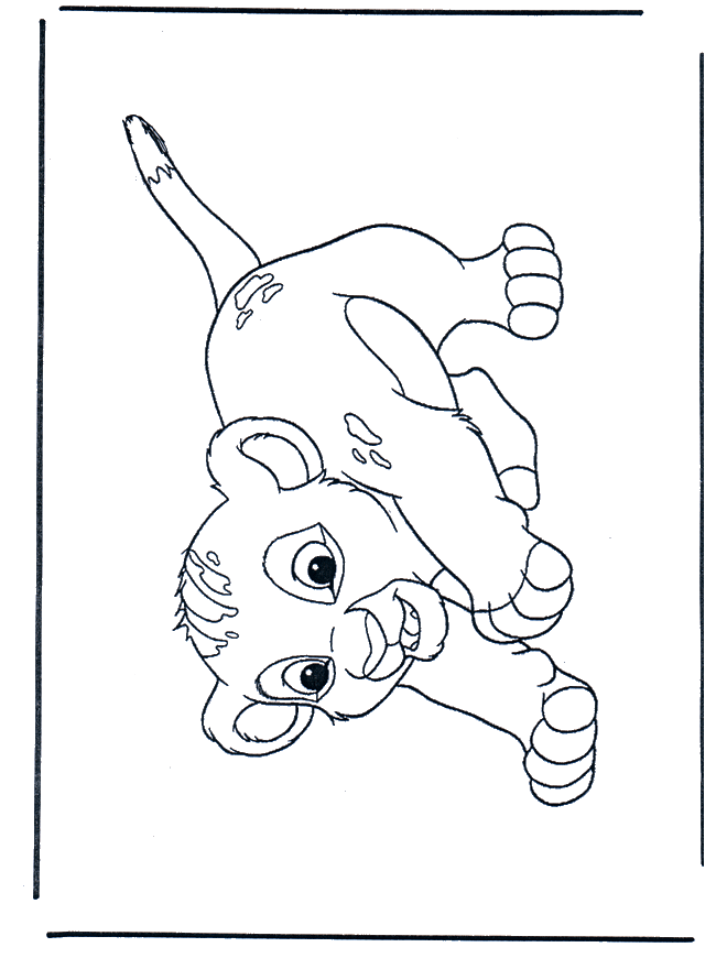 lion king coloring pages simba. Lion King Simba