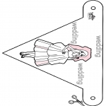 Crafts - Little flag - marriage