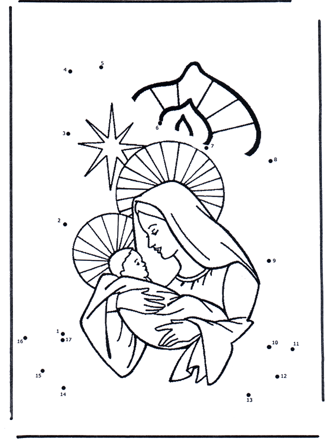 Mary and baby Jesus