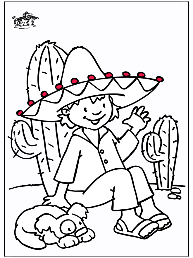 christmas in mexico coloring pages - photo #6