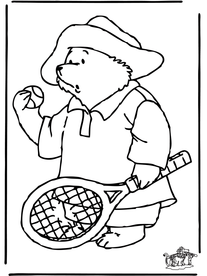paddington bear coloring pages - photo #22