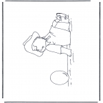 Kids coloring pages - Paddington bear 12