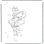 Kids coloring pages - Paddington bear 14