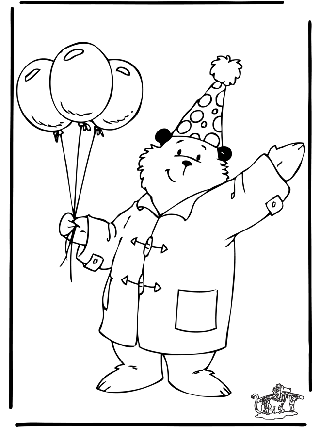 paddington bear coloring pages - photo #29