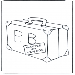 Kids coloring pages - Paddington bear 8