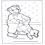 Kids coloring pages - Paddington bear coloring pages