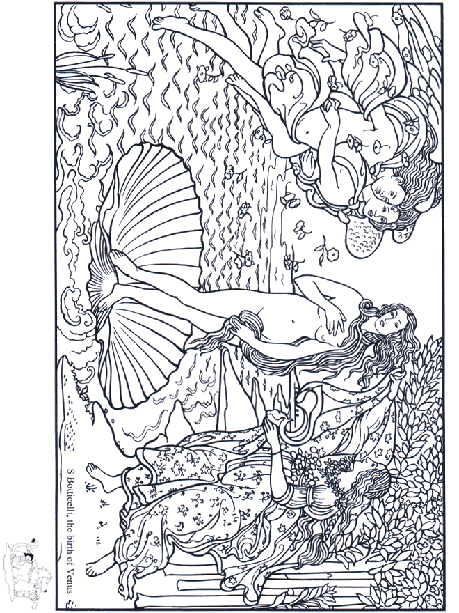 paintings coloring pages - photo #22
