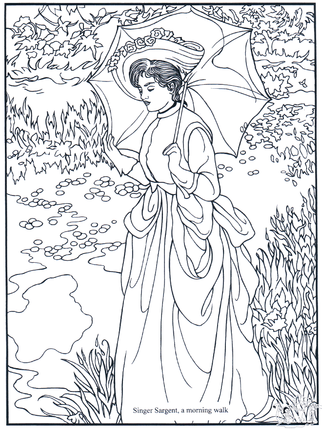 paintings coloring pages - photo #20