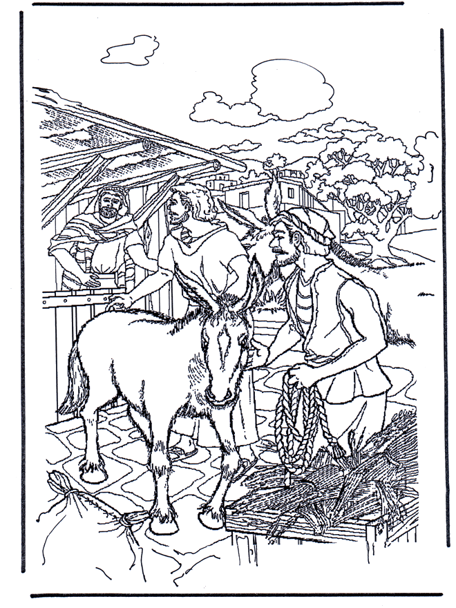 palm sunday coloring pages - photo #23
