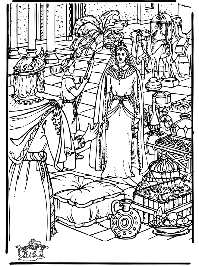 esther coloring pages bible - photo #35