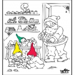 Christmas coloring pages - Santa Claus 6