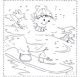Snowboard number drawing 2