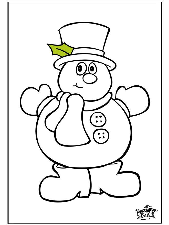 winter theme coloring pages - photo #14