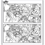 Bible coloring pages - 10 differences - Jacob