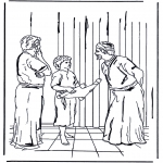 Bible coloring pages - 12 year Jesus