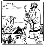 Bible coloring pages - Abraham and Sara