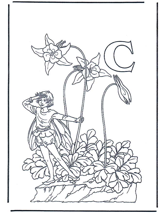 Alphabet C - Alphabeth coloring pages