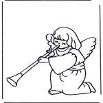 Bible coloring pages - Angel