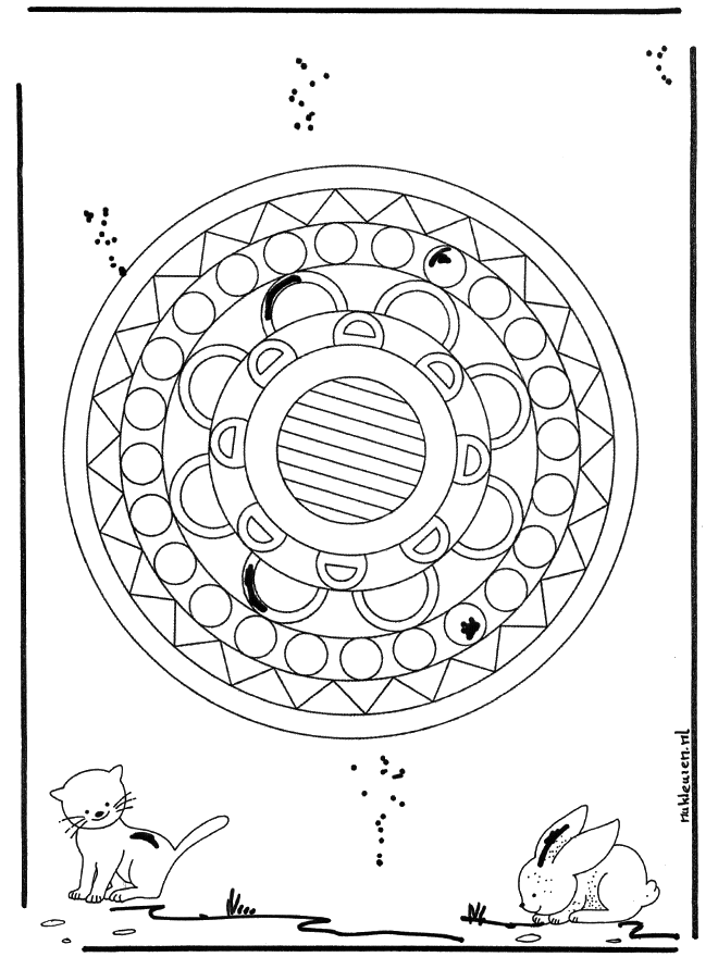 Animal geomandala 1 - Animal mandalas