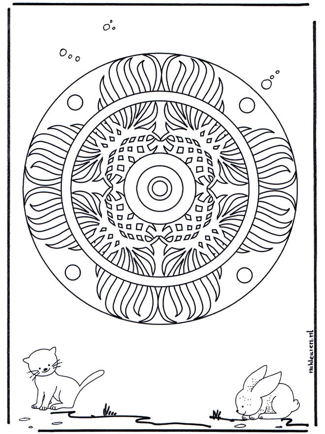 Animal geomandala 3 - Animal mandalas