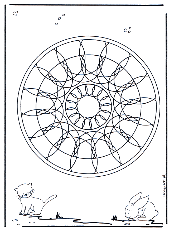 Animal geomandala 4 - Animal mandalas