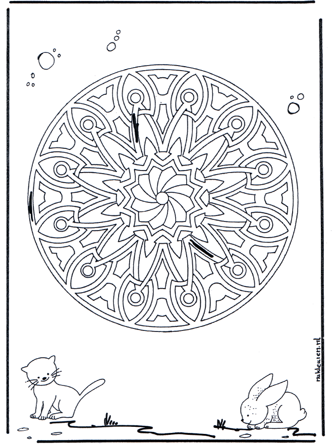 Animal geomandala 6 - Animal mandalas