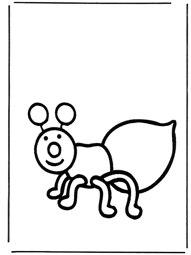 Ant - Insects coloring page