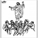 Bible coloring pages - Ascension 2