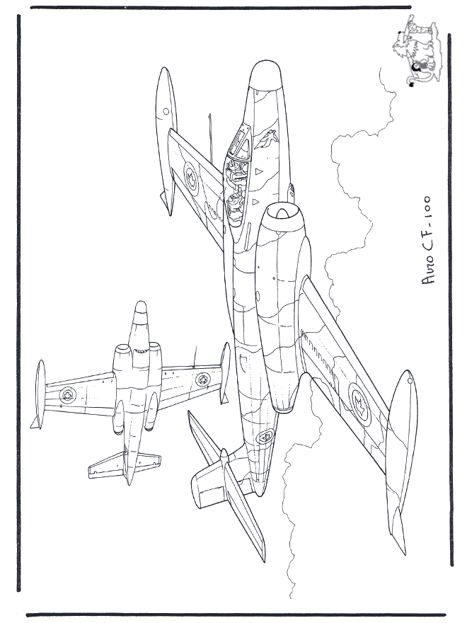 Avro CF-100  - Airplanes