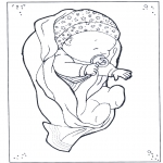 Theme coloring pages - Baby 1