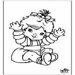 Theme coloring pages - Baby 10