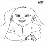 Theme coloring pages - Baby 15