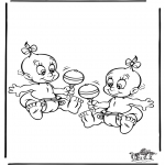 Theme coloring pages - Baby 5