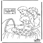 Theme coloring pages - Baby 6