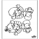 Theme coloring pages - Baby 9