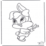 Animals coloring pages - Baby Bugs Bunny