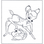 Comic Characters - Bambi and Thumper