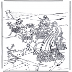 Bible coloring pages - Biblical Magi 1